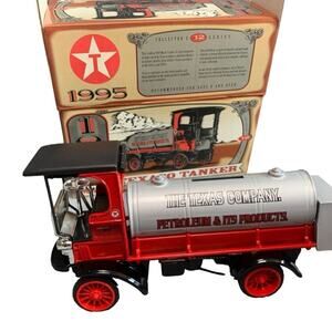 NIB! 1910 Mack Tanker Texaco 1995 Collector's Series #12 1910 Locking Coin Bank